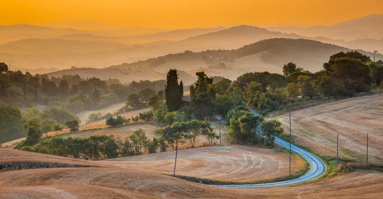 Песчаные дюны Тосканы